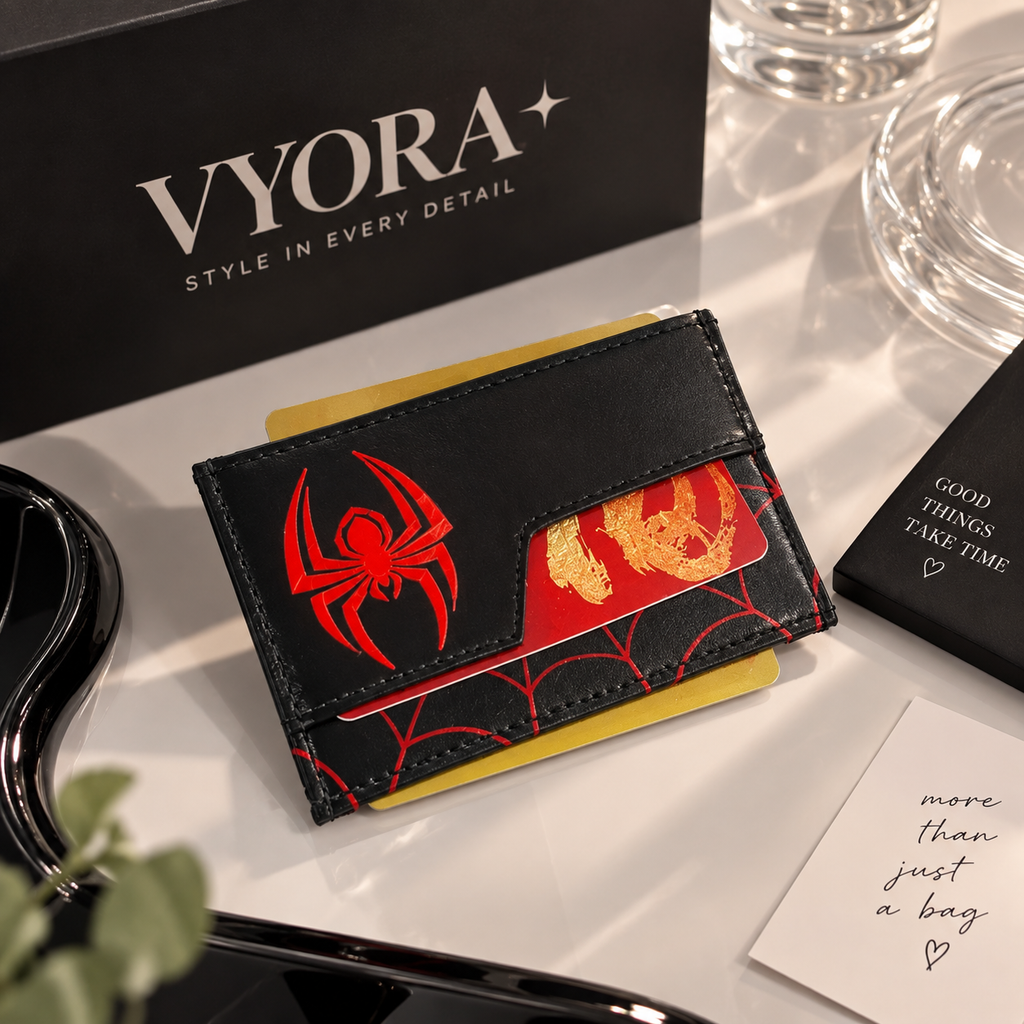 🕷 Spider-Man-Inspired Slim Card Holder