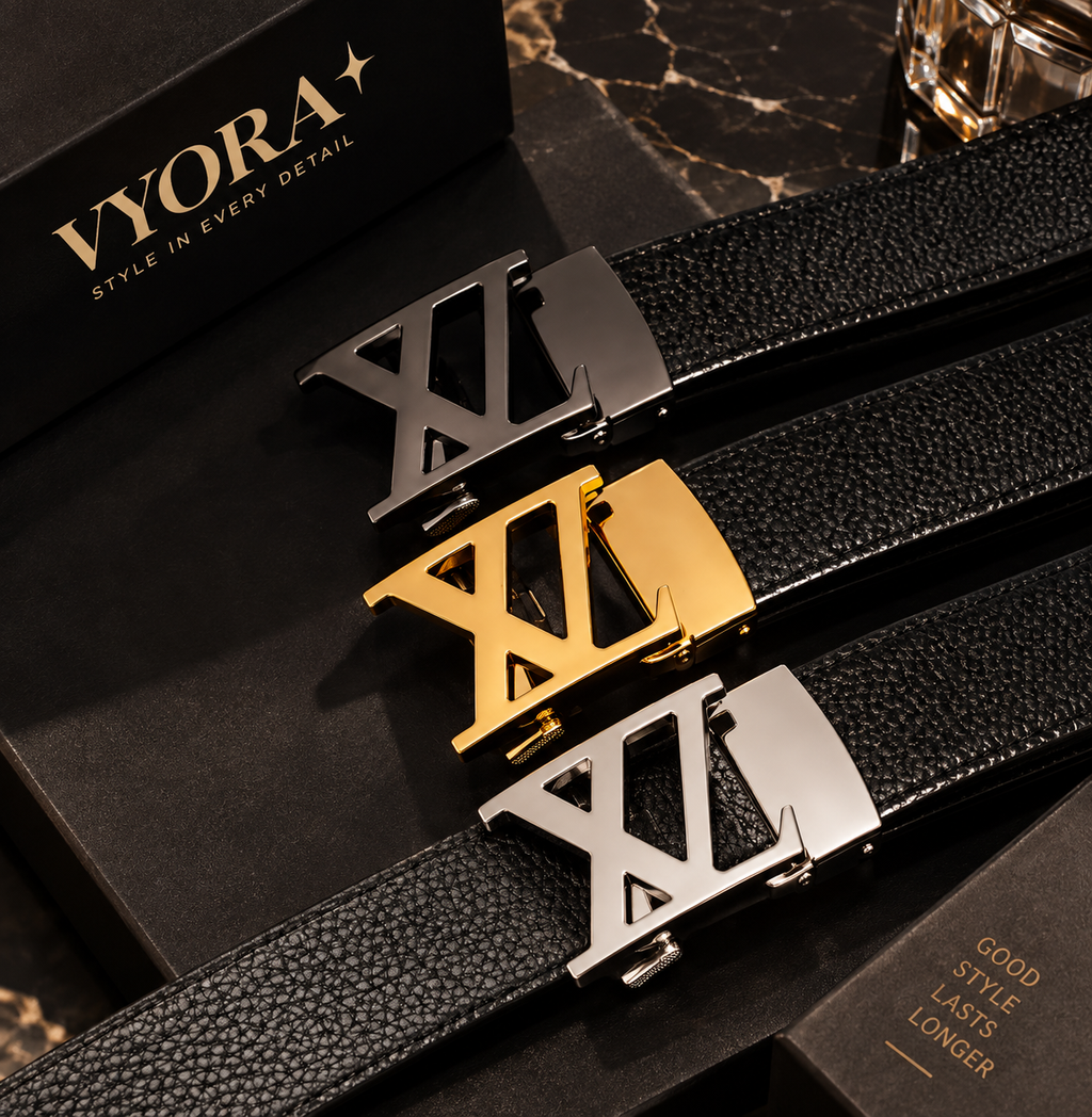 ⚙ Men's Automatic-Buckle PU Belt