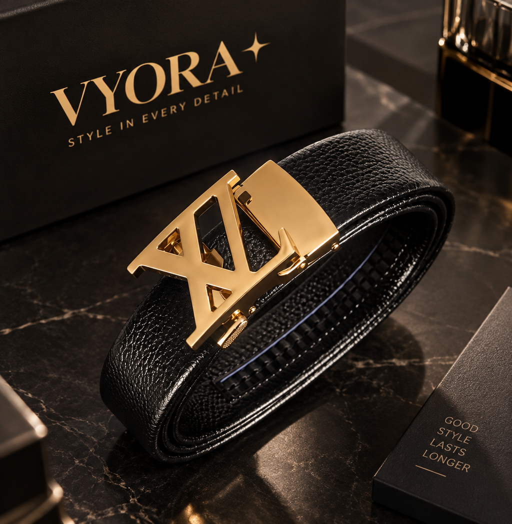 ⚙ Men's Automatic-Buckle PU Belt