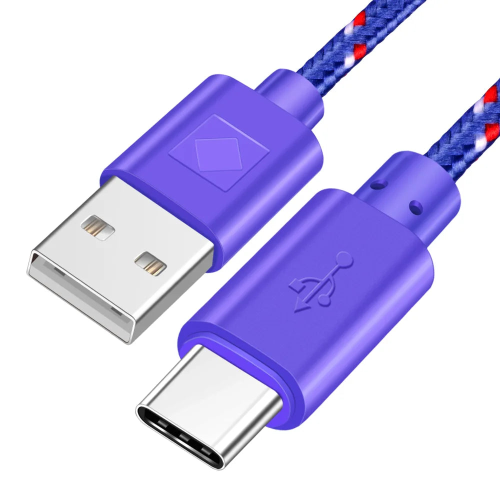 ⟡ Braided USB-C Charging Cable