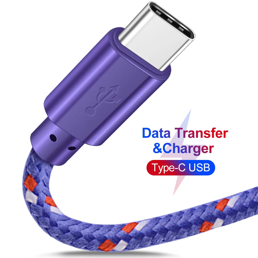 ⟡ Braided USB-C Charging Cable