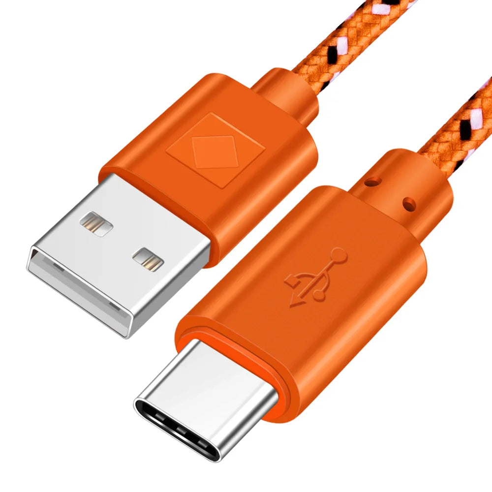 ⟡ Braided USB-C Charging Cable
