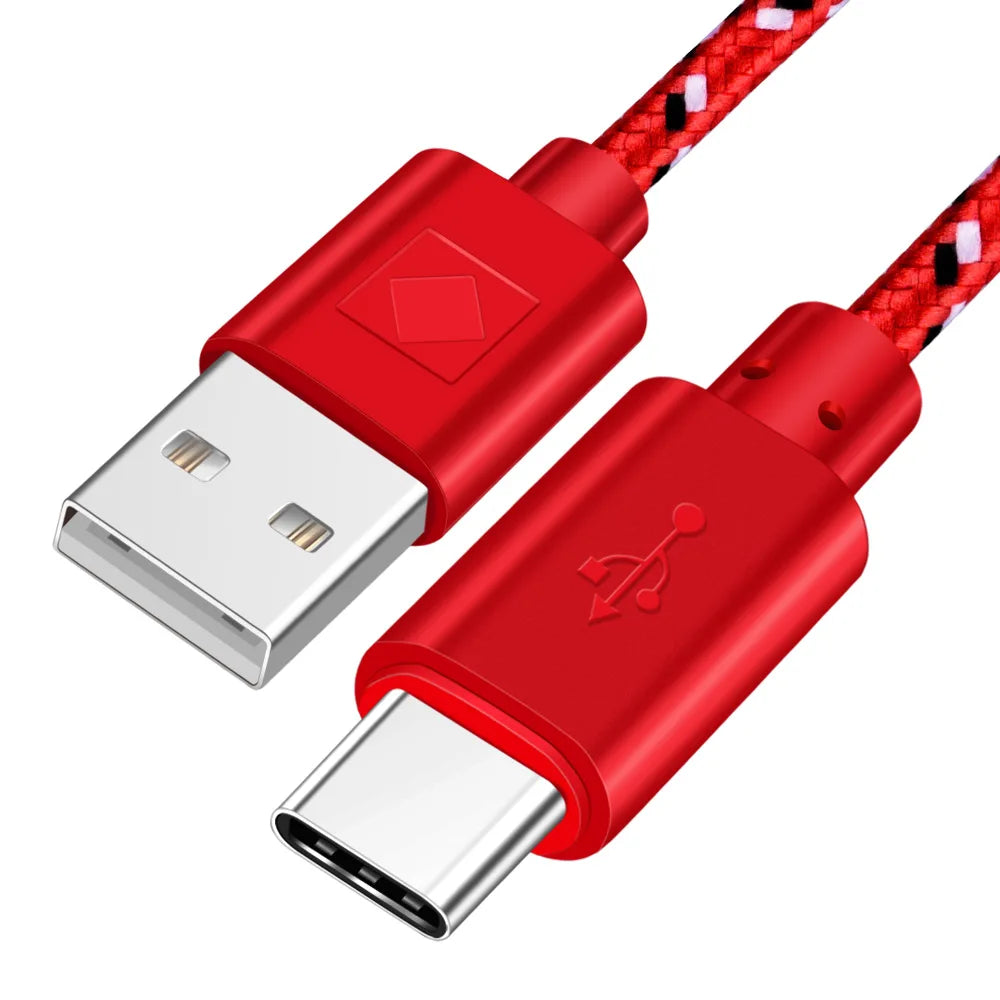 ⟡ Braided USB-C Charging Cable