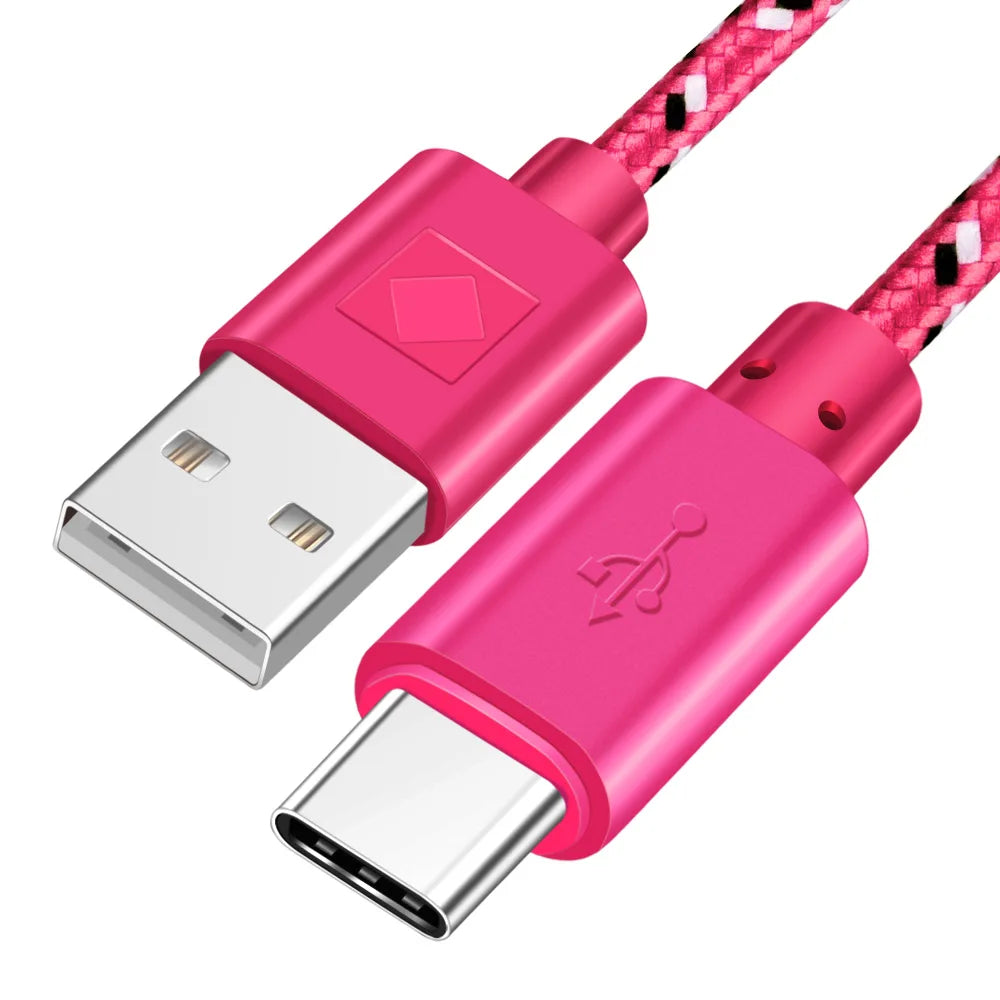 ⟡ Braided USB-C Charging Cable
