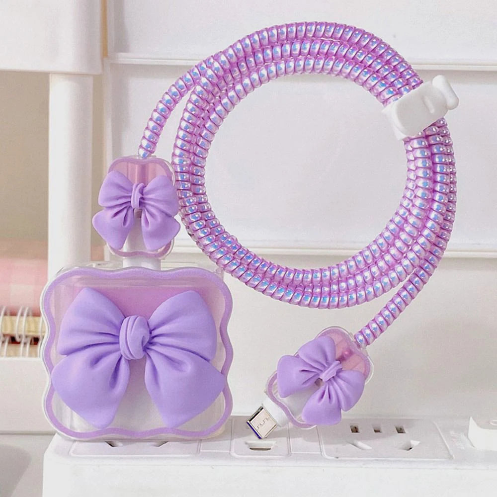 ⟡ Silicone Charger & Cable Organizer