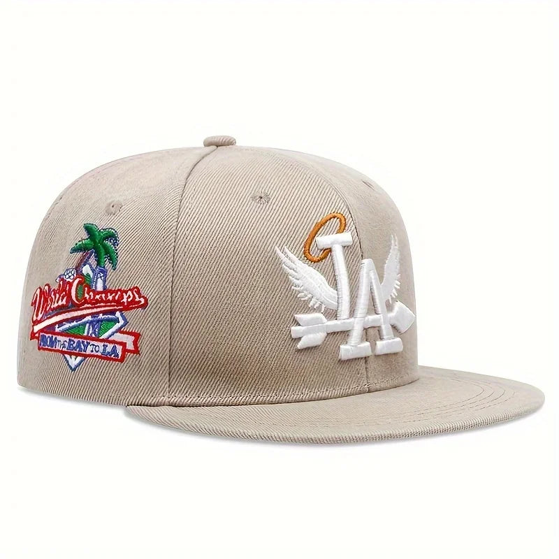 ★ LA Embroidered Snapback Cap