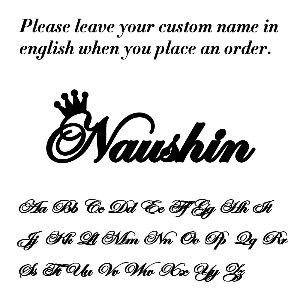 ☆ Custom Name Sparkle Necklace