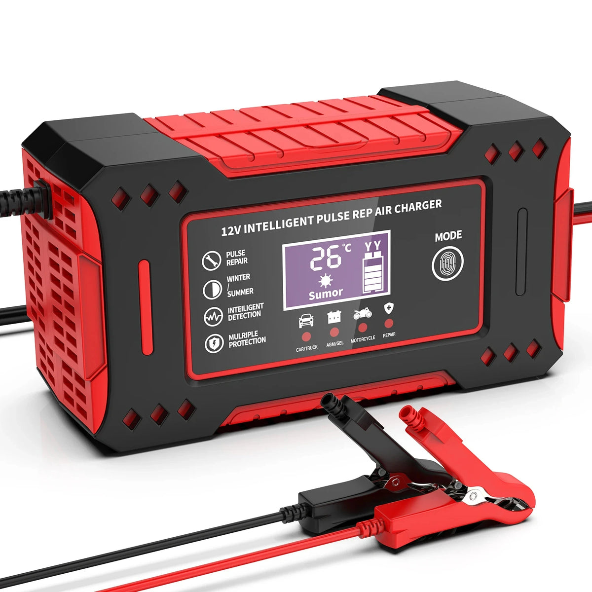 ⚡ 6A 12V Lead-Acid Battery Charger