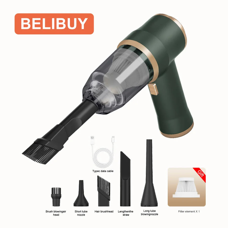 ⟡ Cordless Car Vacuum Cleaner