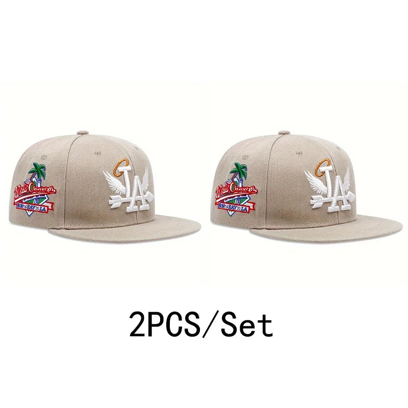 ★ LA Embroidered Snapback Cap