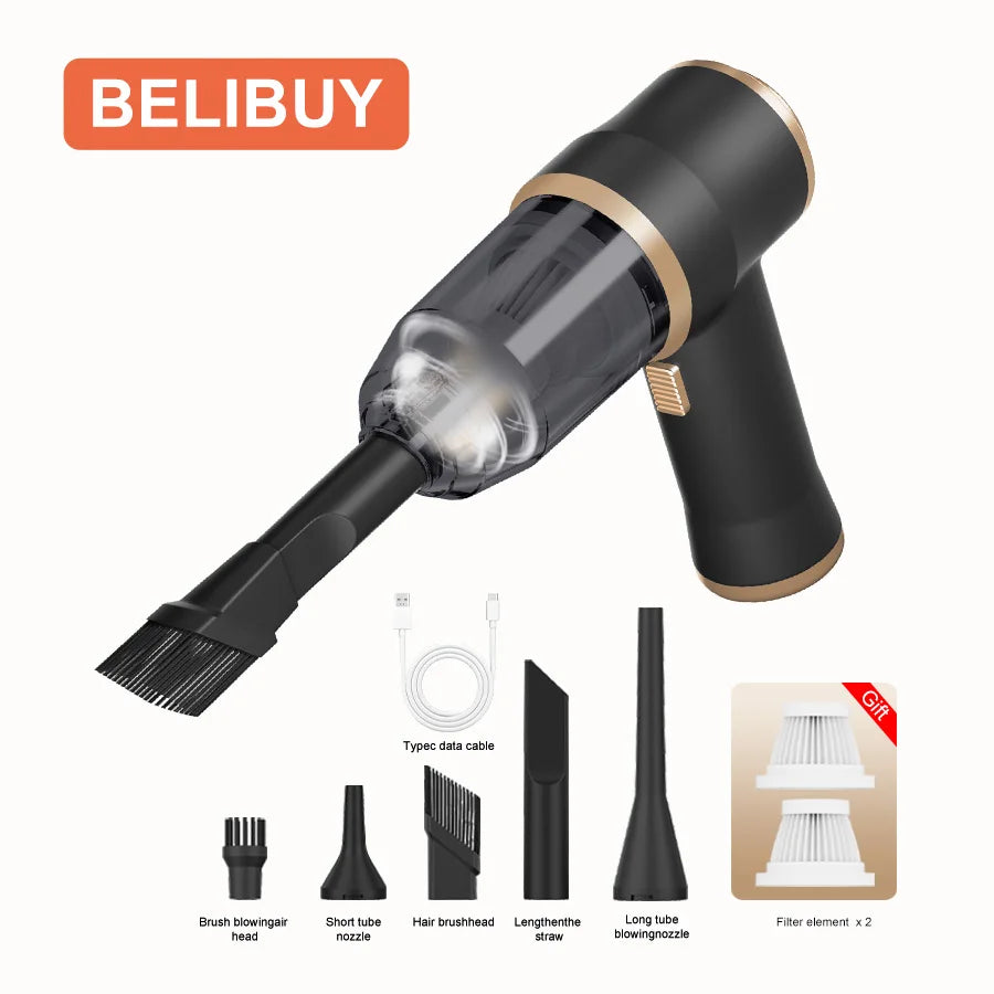 ⟡ Cordless Car Vacuum Cleaner