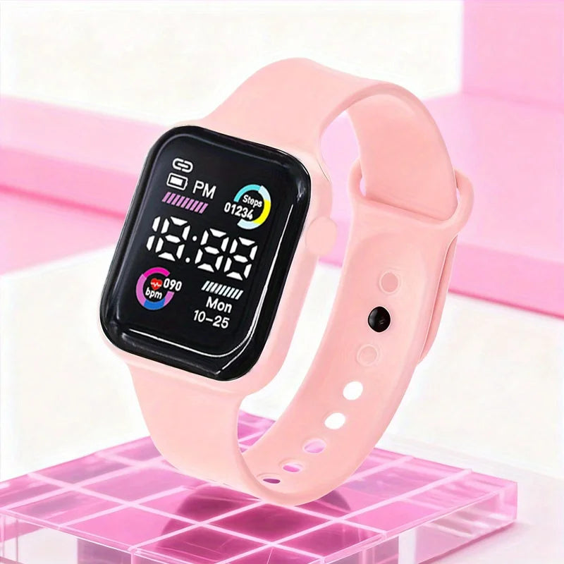 ⌚ 6-Piece Digital Watch & Jewelry Set