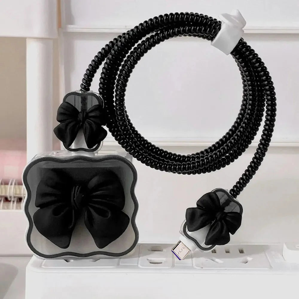 ⟡ Silicone Charger & Cable Organizer