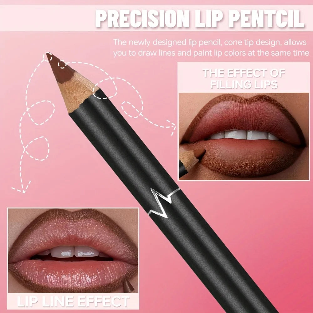 🌈 Gradient Lip Liner & Gloss Set