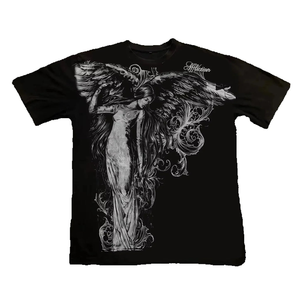⛓ Oversized Gothic Graphic Tee