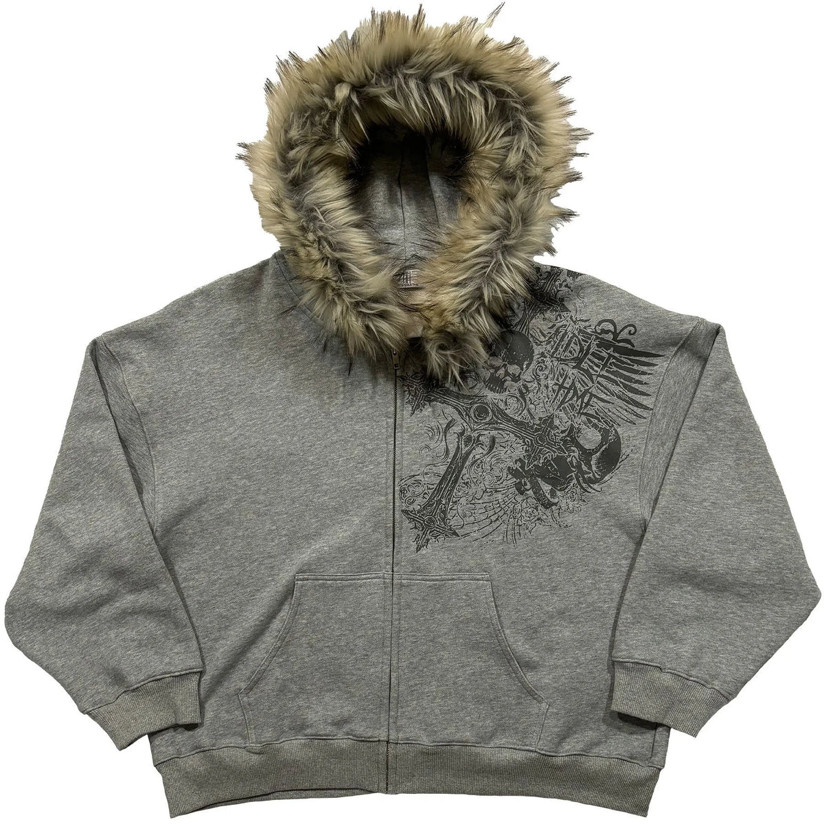 ✦ Y2K Zip-Up Hoodie Jacket