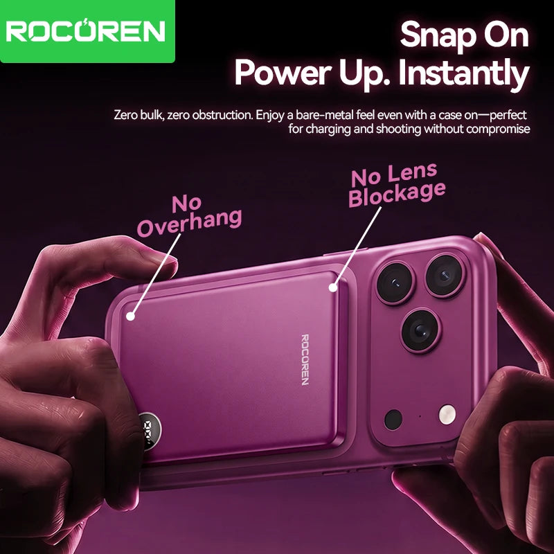 ✧ Magnetic Wireless Power Bank