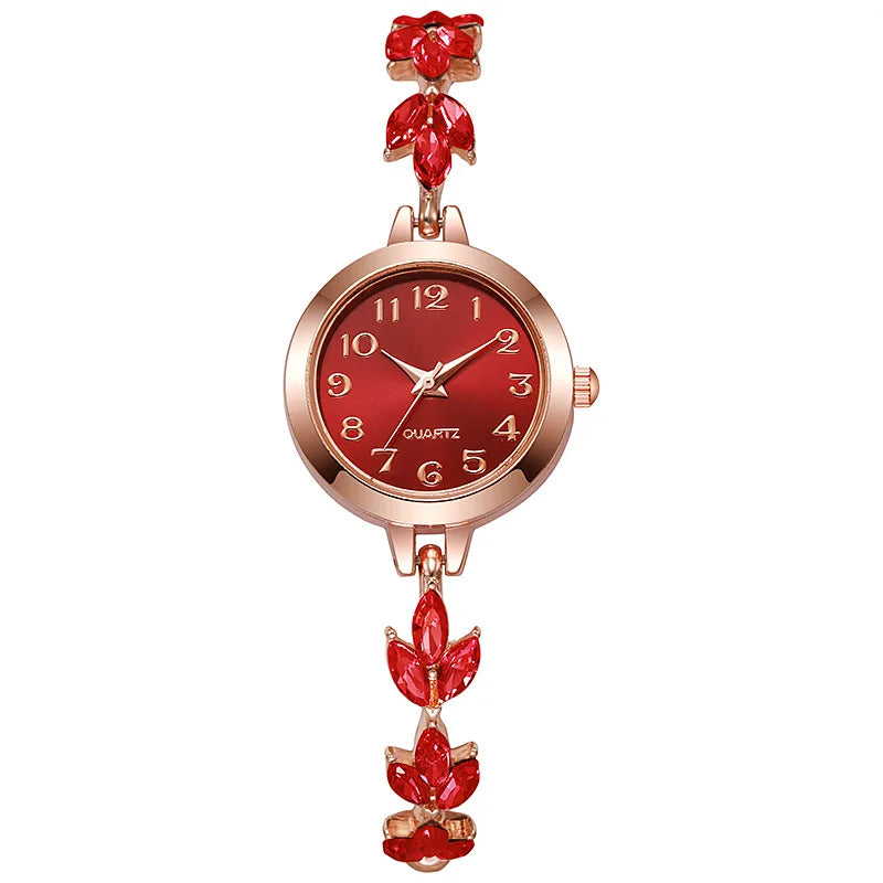 ♡ Rhinestone Bracelet Quartz Watch