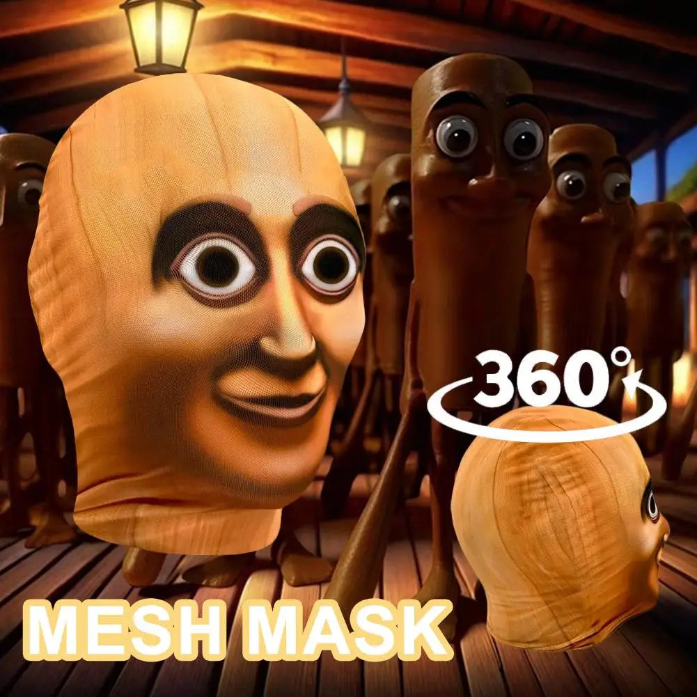 🎭 3D-Printed Full-Face Costume Mask