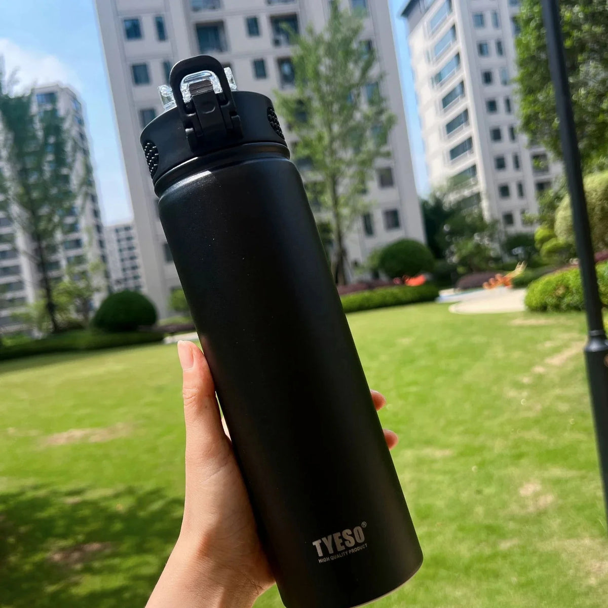 💜 Insulated Stainless Steel Tumbler with Straw — 600ML / 750ML