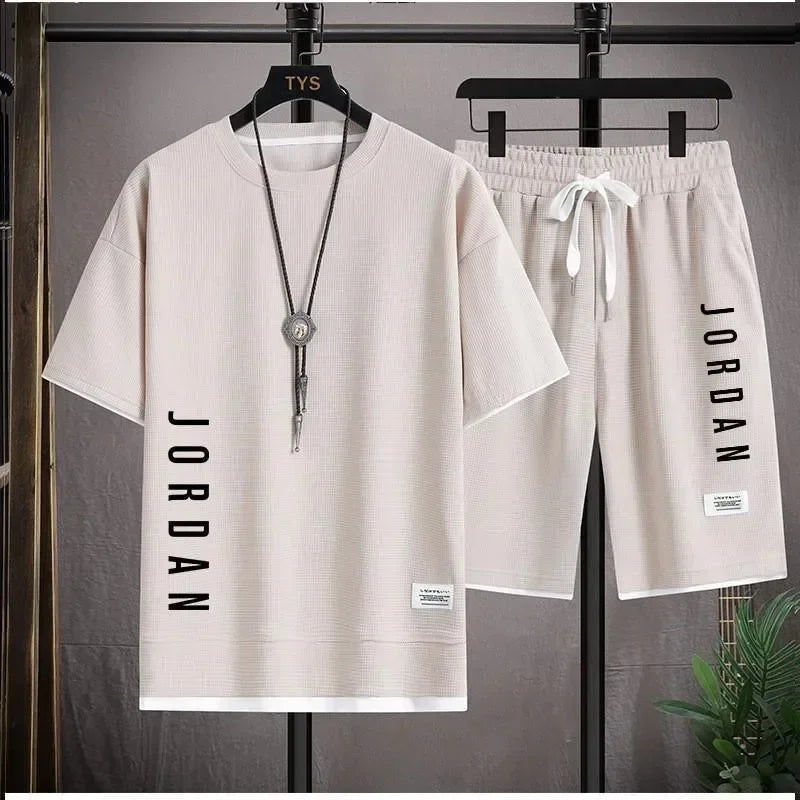 ⚽ Men's Graphic Tee & Shorts Set