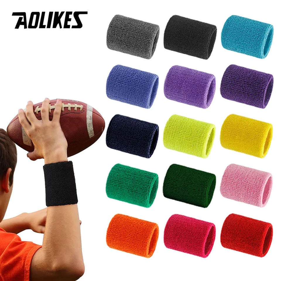 ☆ AOLIKES Sports Wrist Sweatband