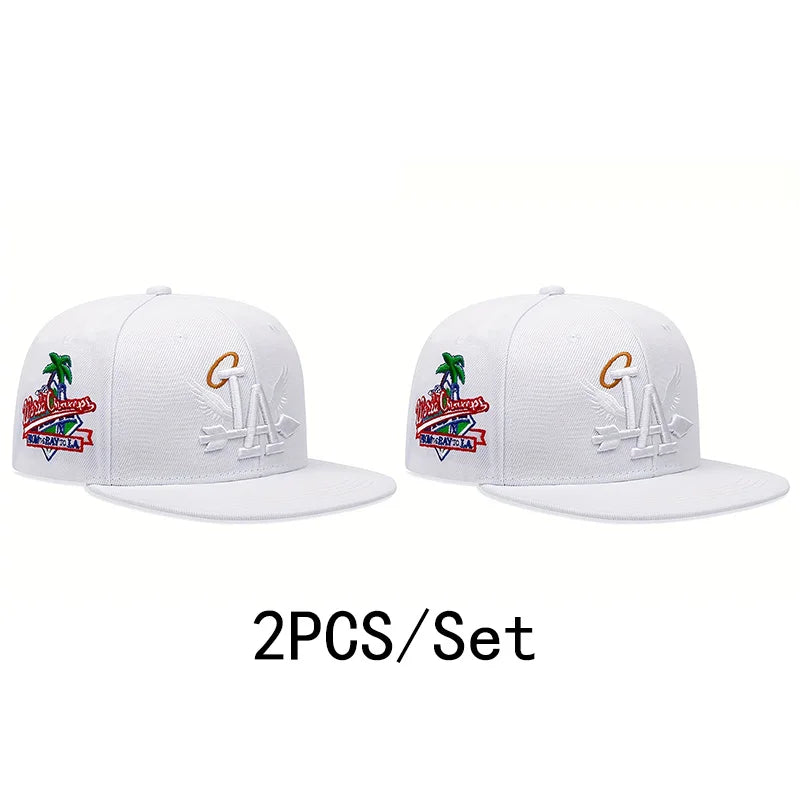 ★ LA Embroidered Snapback Cap