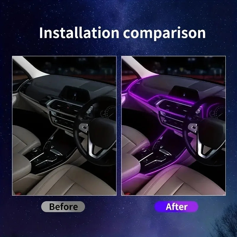 ☼ 5 m Flexible Car Ambient Light