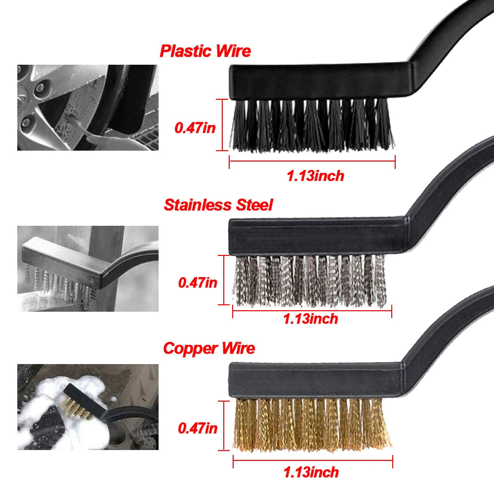 ✦ Car Detailing Brush Set