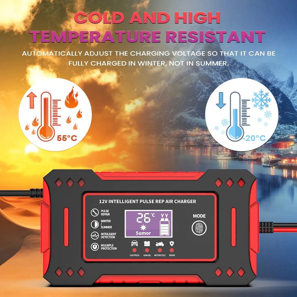 ⚡ 6A 12V Lead-Acid Battery Charger