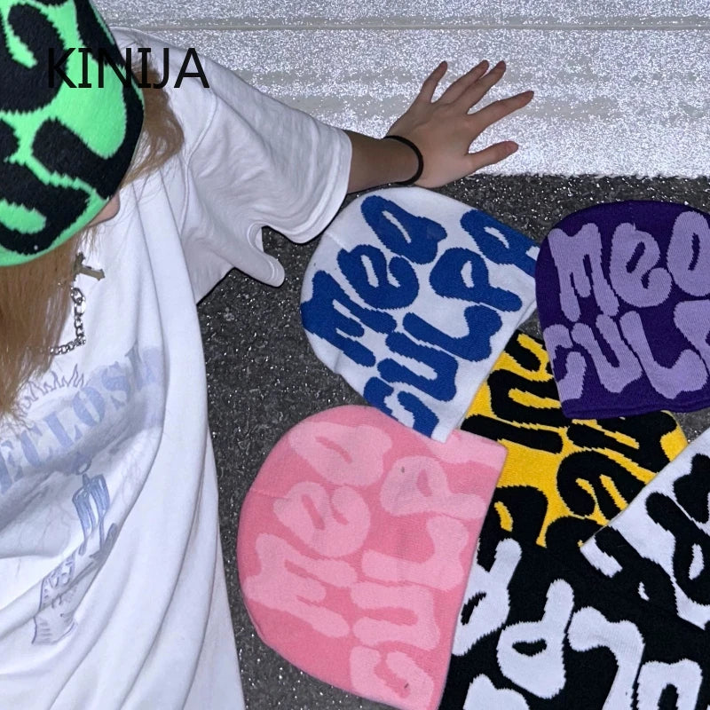 ☾ Knit Streetwear Beanie