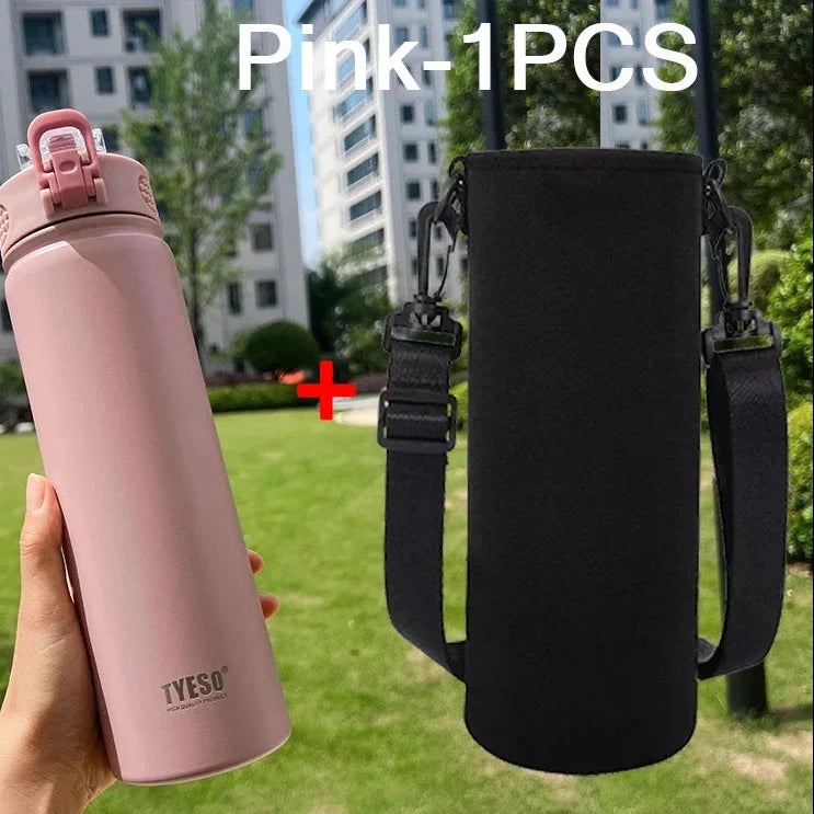 💜 Insulated Stainless Steel Tumbler with Straw — 600ML / 750ML