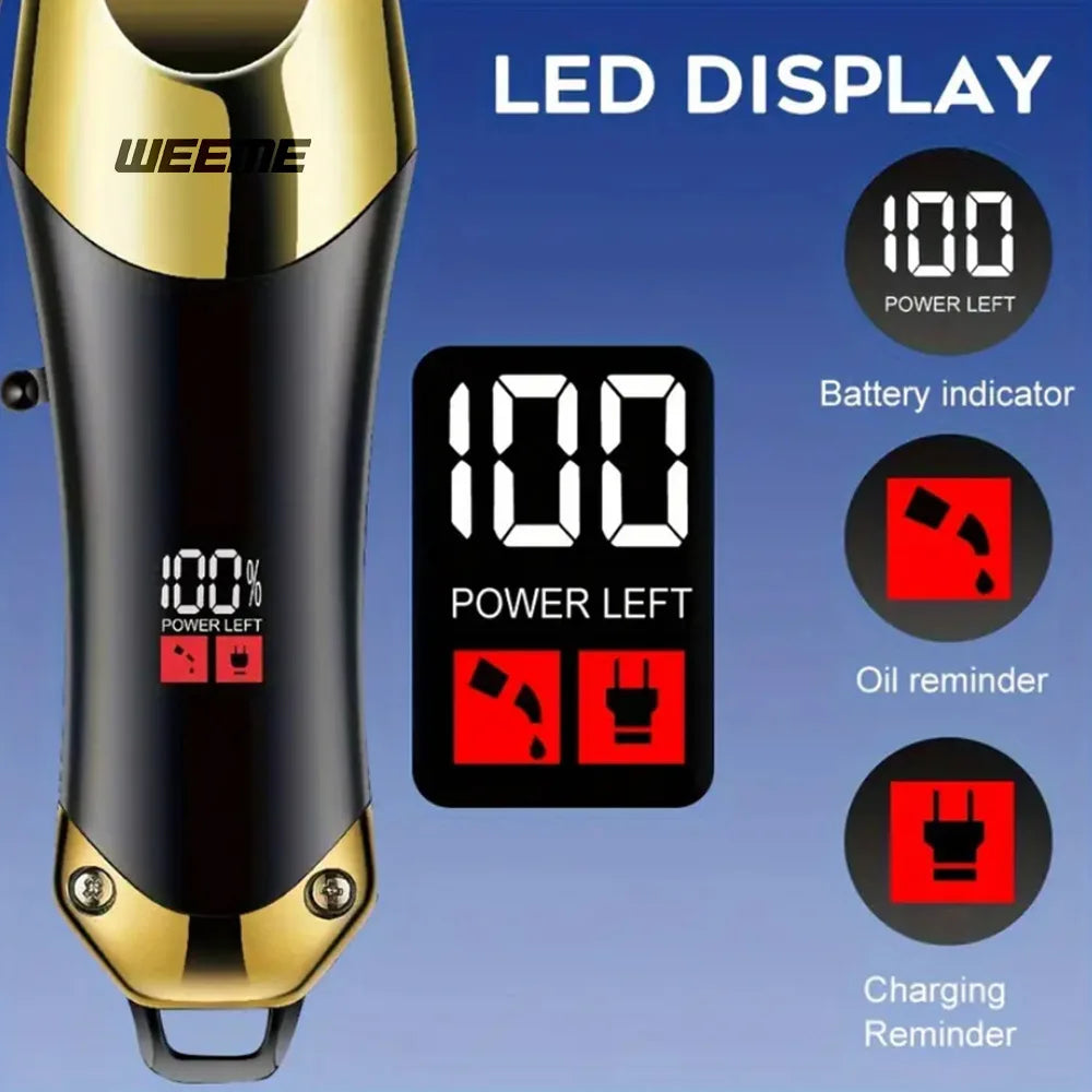 ✦ Rechargeable Hair Trimmer & Grooming Kit