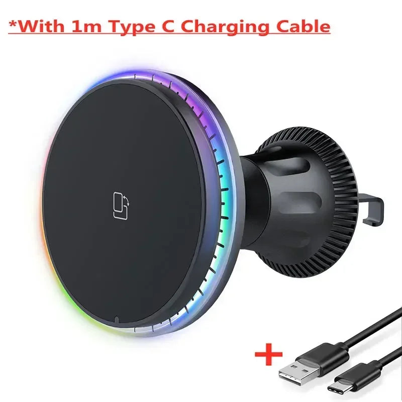 ✧ Magnetic Wireless Car Charger & Mount