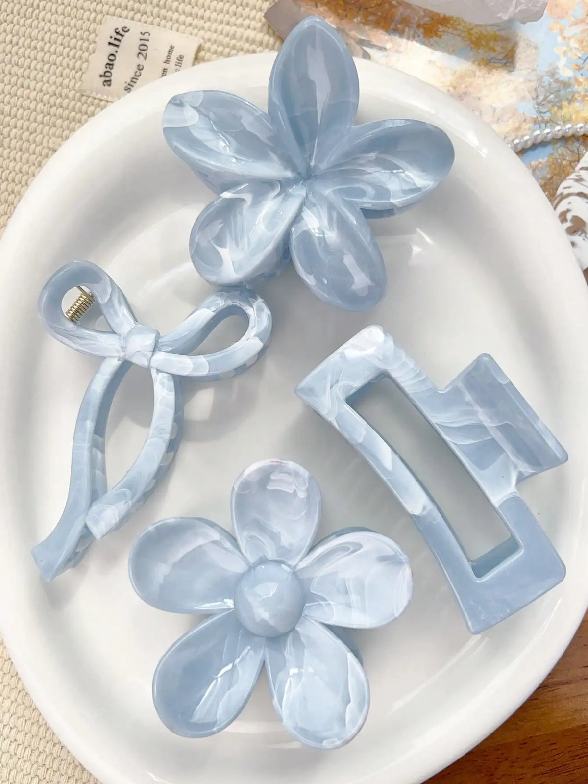 ♡ Four-Piece Hair Claw Clip Set