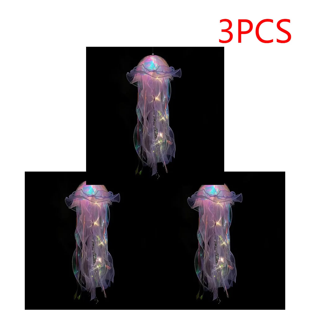 🪼 5-Piece Jellyfish LED Night Light Set