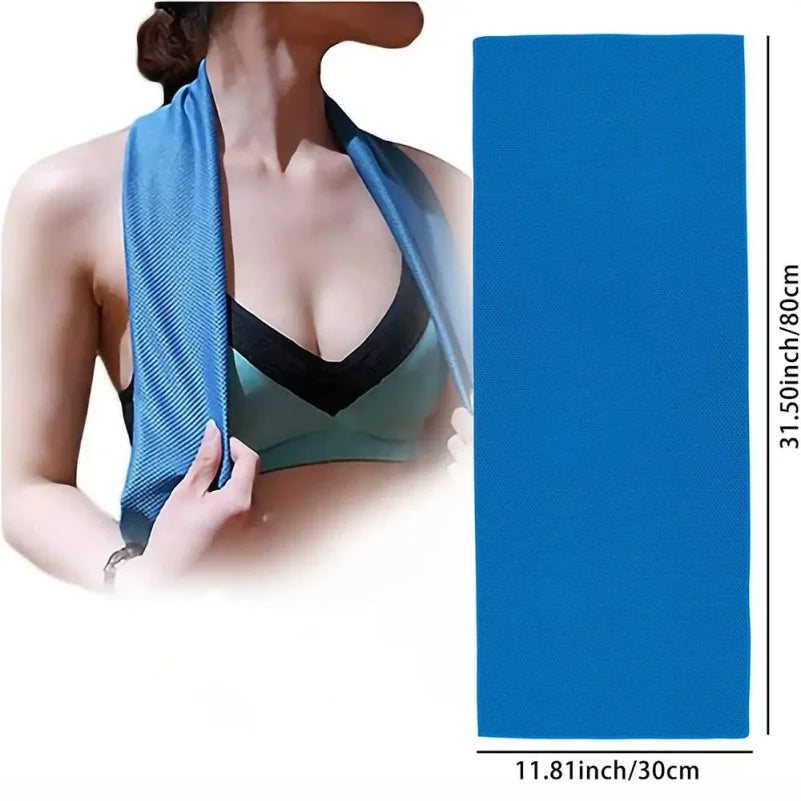 ❄ Quick-Dry Microfiber Cooling Towel