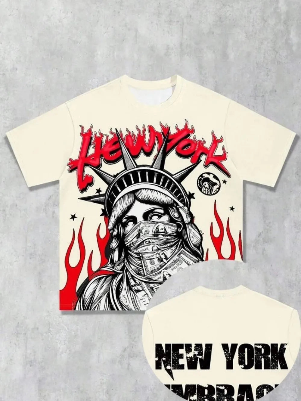 ✦ Men's Statue of Liberty Tee & Shorts Set