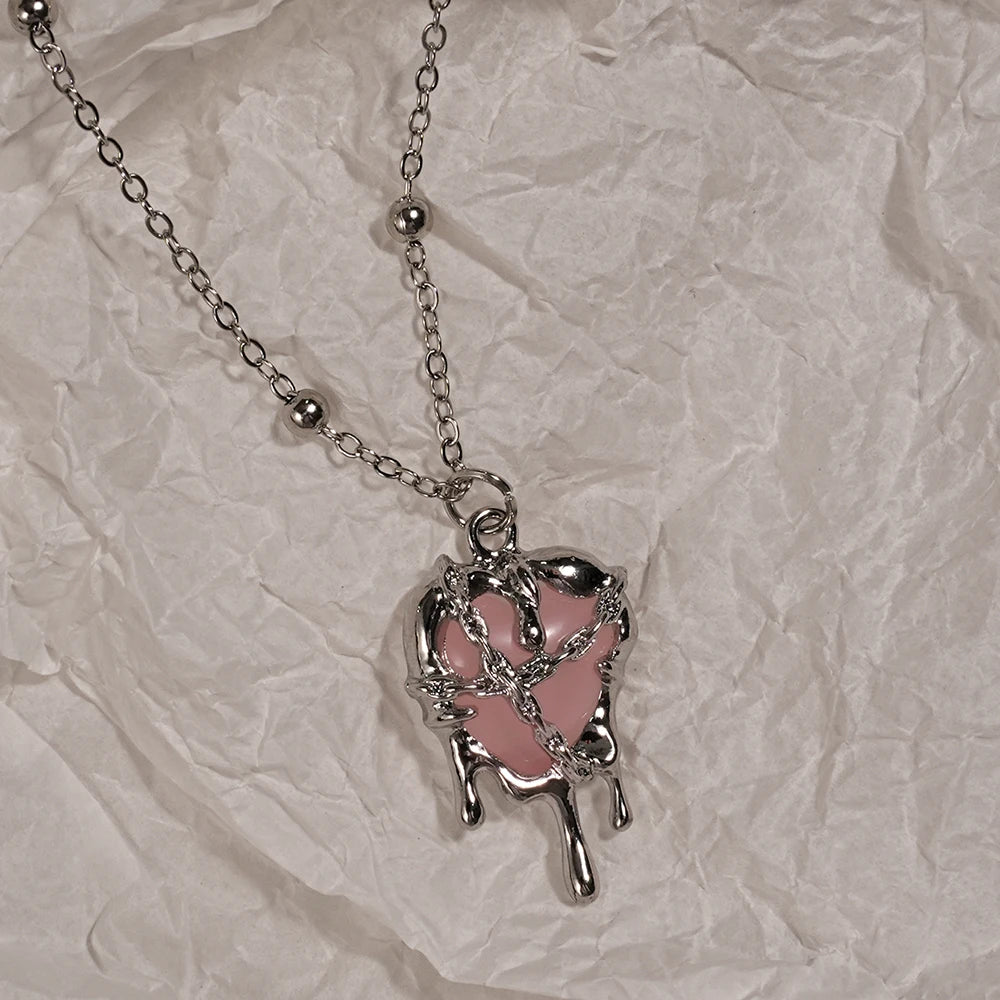 ✝ Rhinestone Cross Pendant Necklace