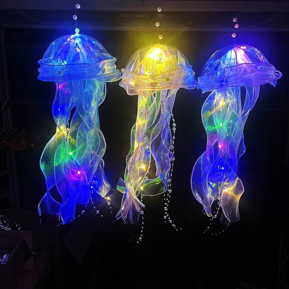 🪼 5-Piece Jellyfish LED Night Light Set