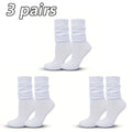 🧦 3-Pair Mid-Calf Cotton Socks