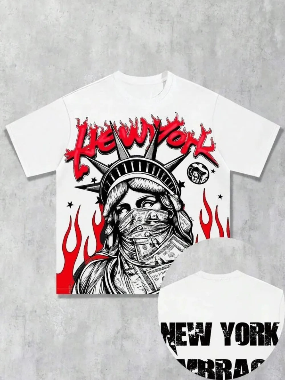 ✦ Men's Statue of Liberty Tee & Shorts Set