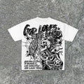 ☠ Men's Skull-Print Summer Tee