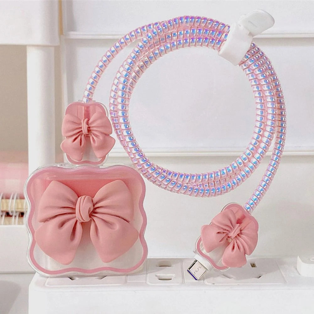⟡ Silicone Charger & Cable Organizer