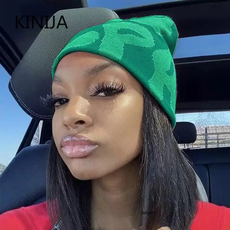 ☾ Knit Streetwear Beanie