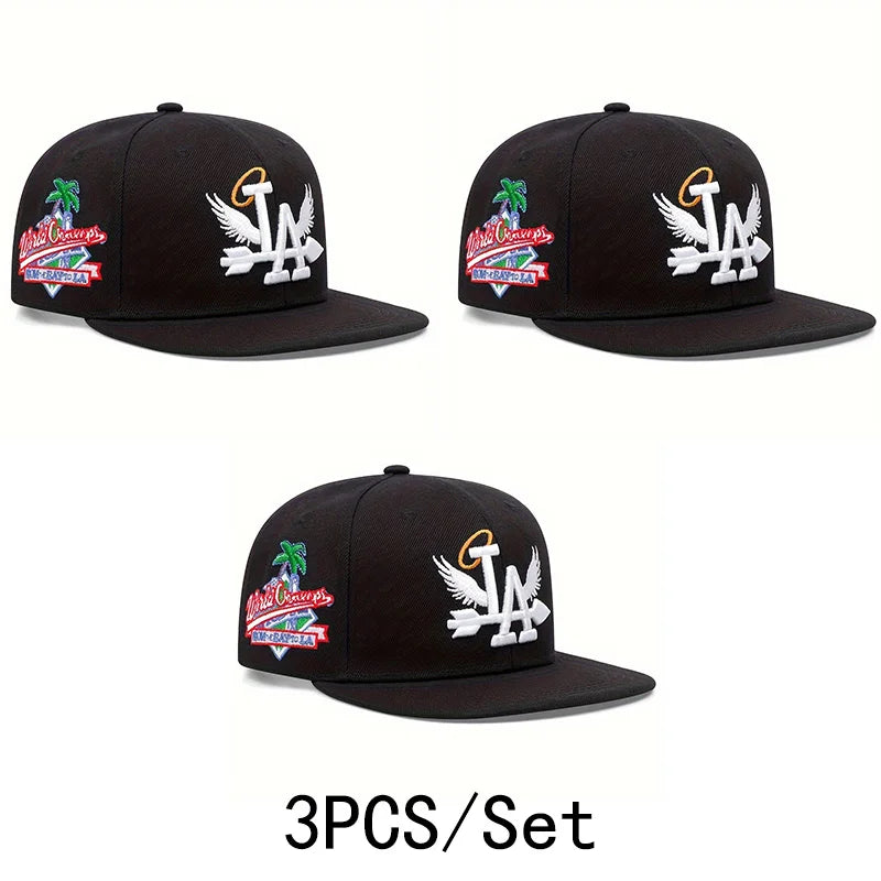 ★ LA Embroidered Snapback Cap