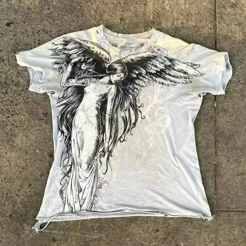 ✠ Y2K Gothic Graphic Tee