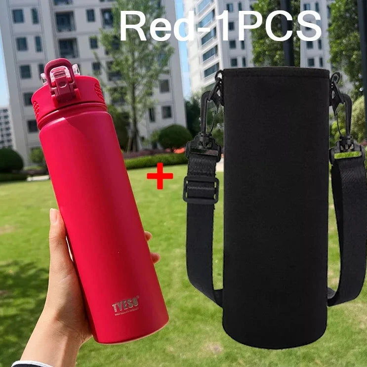 💜 Insulated Stainless Steel Tumbler with Straw — 600ML / 750ML