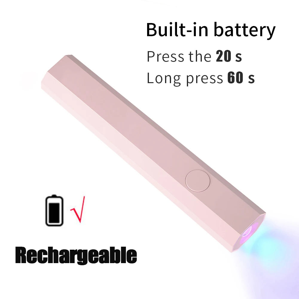 ✧ Mini UV LED Nail Lamp