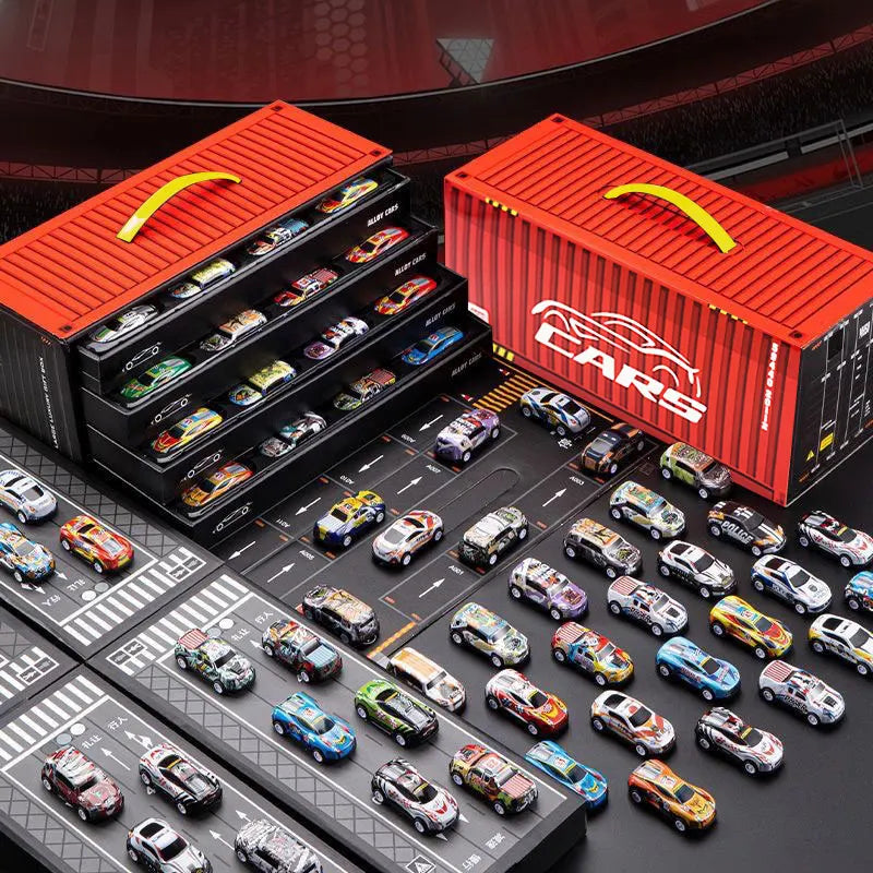 ☆ 48-Piece Toy Car Gift Set